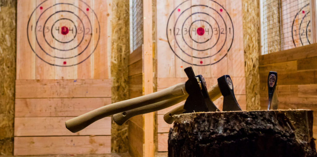 Comparison of axe-throwing venues near Washington DC